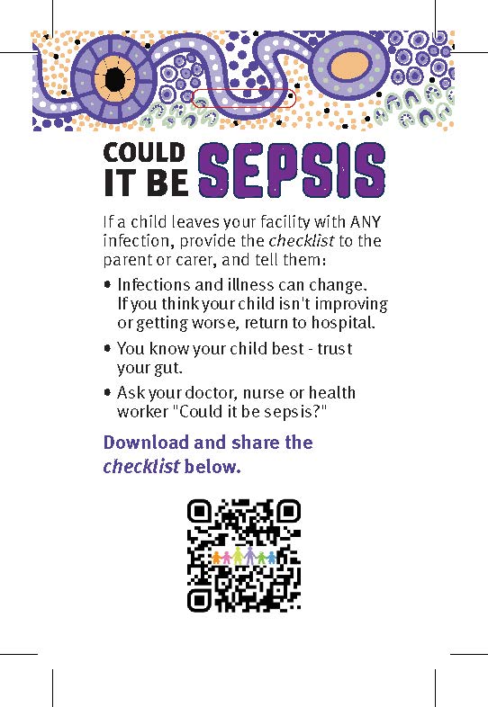 Thumbnail of Sepsis resource lanyard card