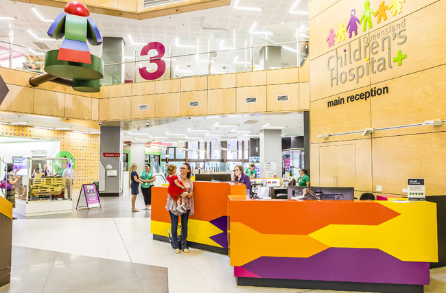 Queensland Children's Hospital main reception