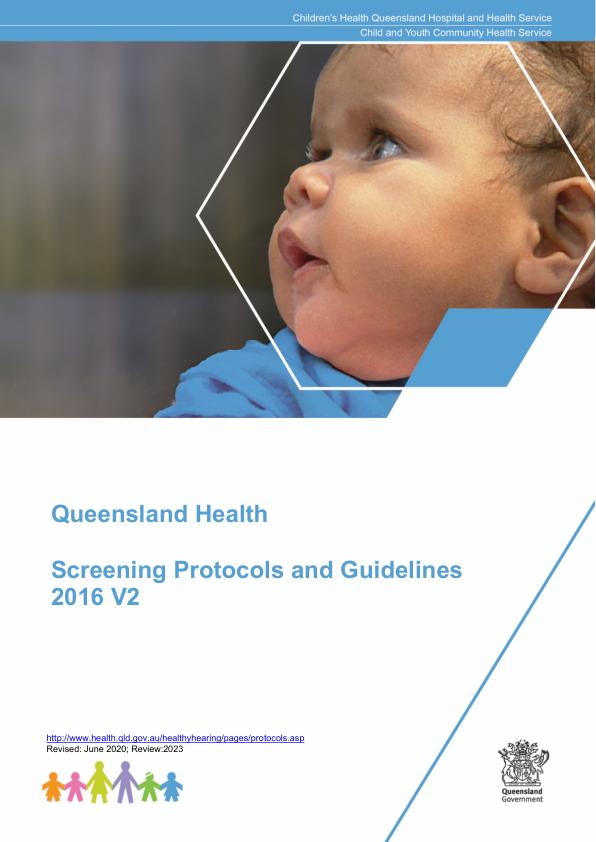 Thumbnail of Queensland Health – Screening Protocols and Guidelines