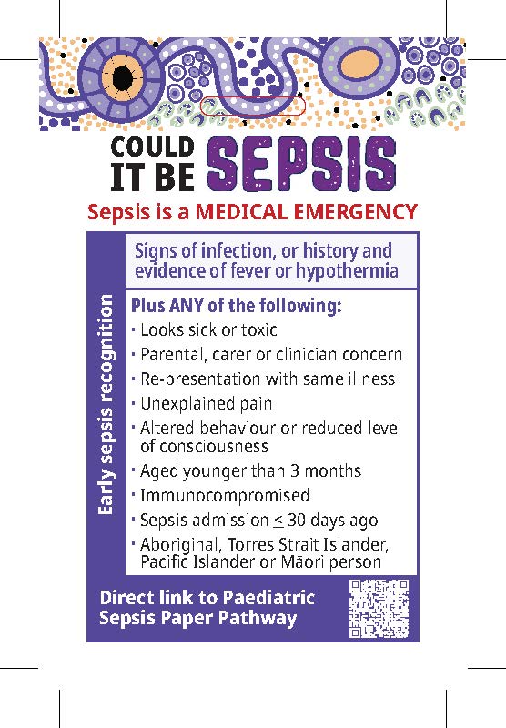 Thumbnail of Sepsis screening lanyard card