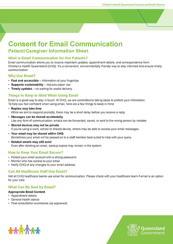 Thumbnail of Patient email consent information fact sheet