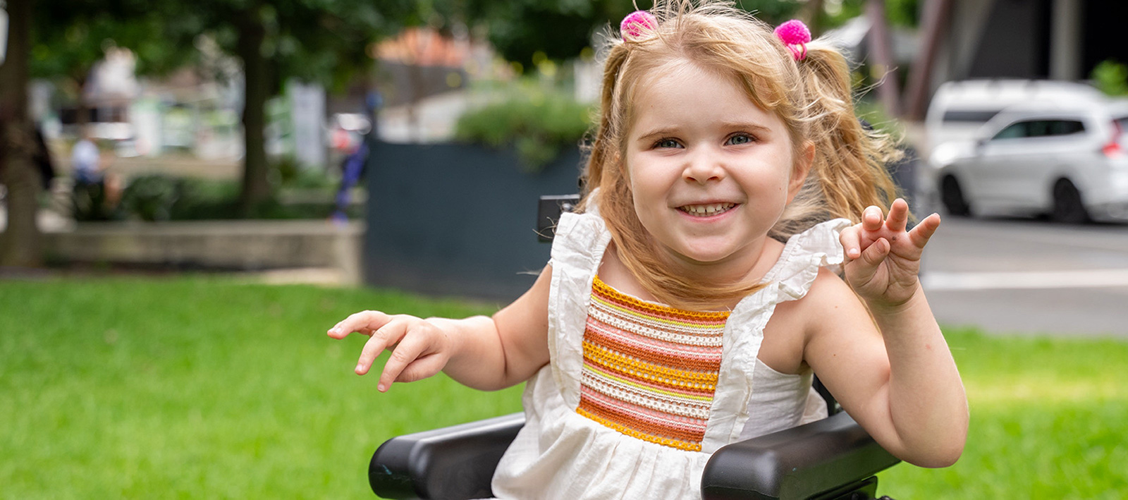 girl in wheelchair