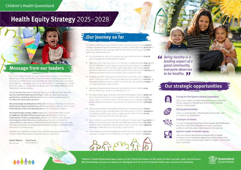 Thumbnail of Aboriginal and Torres Strait Islander Health Equity Strategy 2025-2028