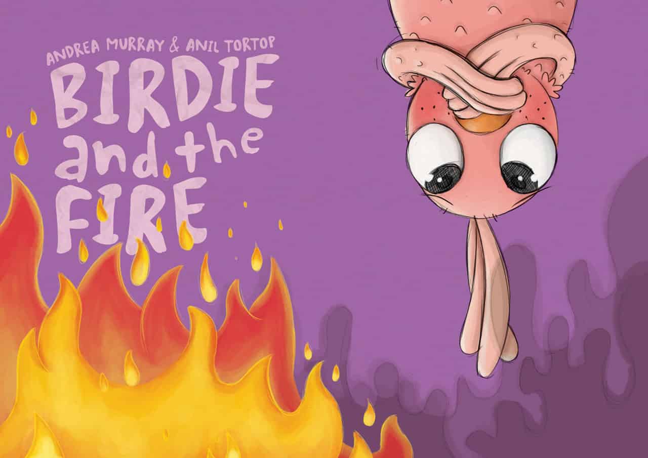 Birdie and the fire