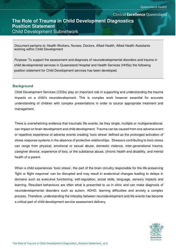 Thumbnail of Role of trauma in child development diagnostics